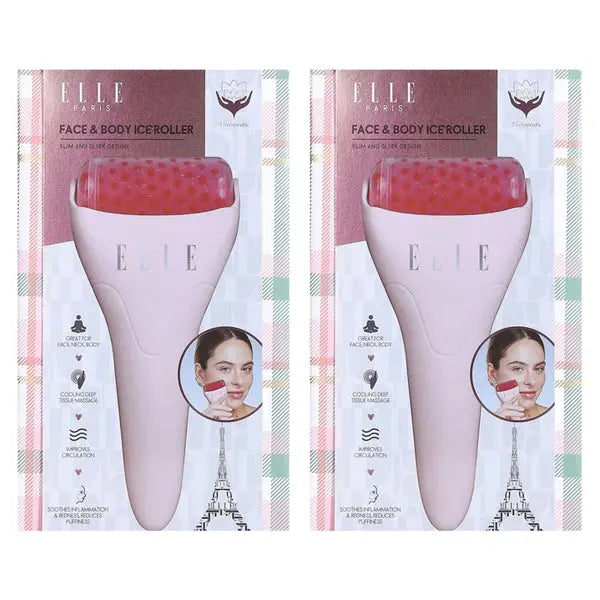 2 Pack - Elle Paris Pre-Wrapped Face & Body Ice Roller Elle Paris